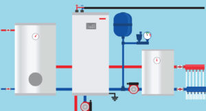 graphic of furnaces and heat pumps