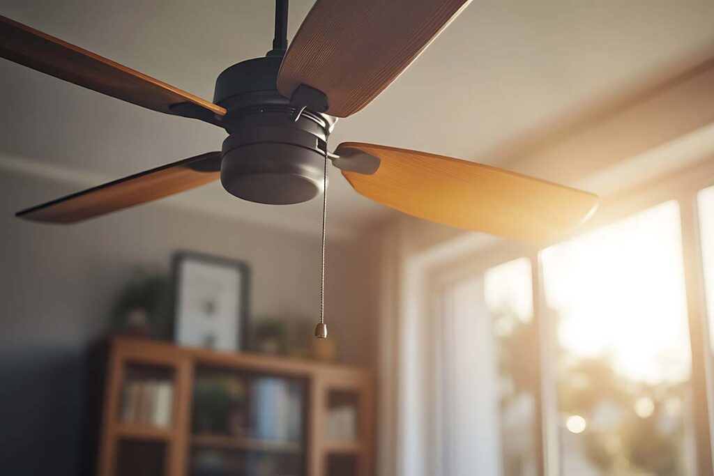 Fix Uneven Cooling in Your Home for a More Comfortable Summer - a ceiling fan can help
