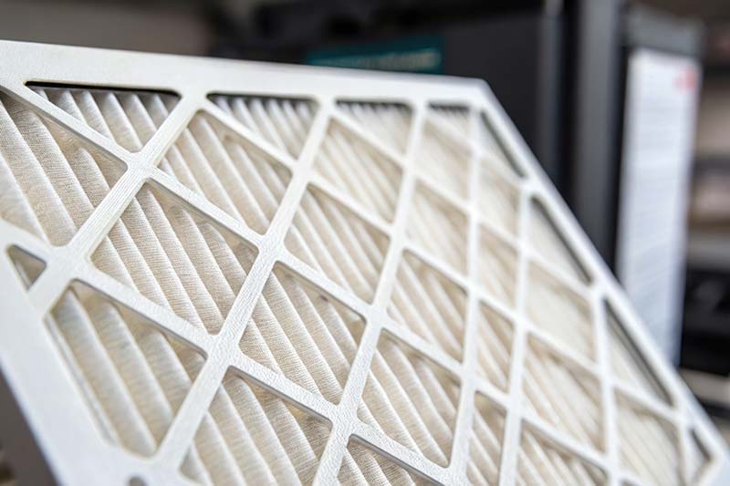 What are MERV ratings and why do they matter - closeup of HVAC filter